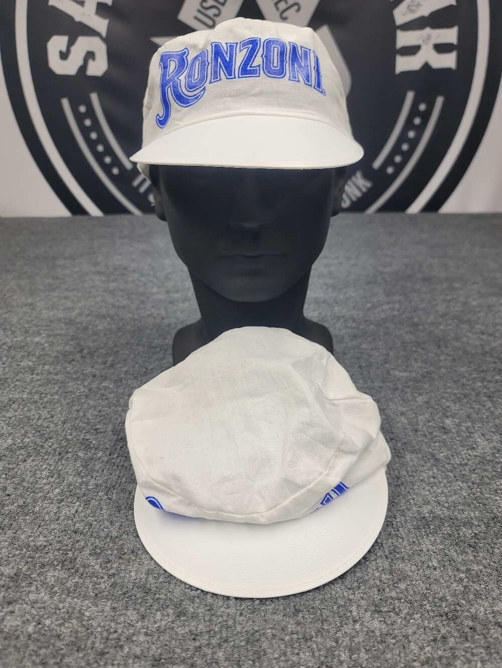 2 Vintage 90s Ronzoni Pasta Painters Hats Caps